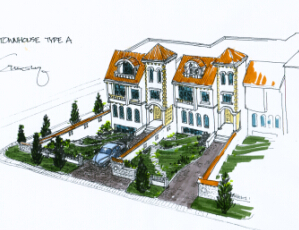 溫榆河別墅建筑方案設計圖